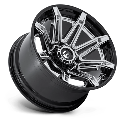 Fuel Off-Road Aluminum Wheels 24X12 Brawl FC401 Chrome W/ Gloss Black Lip