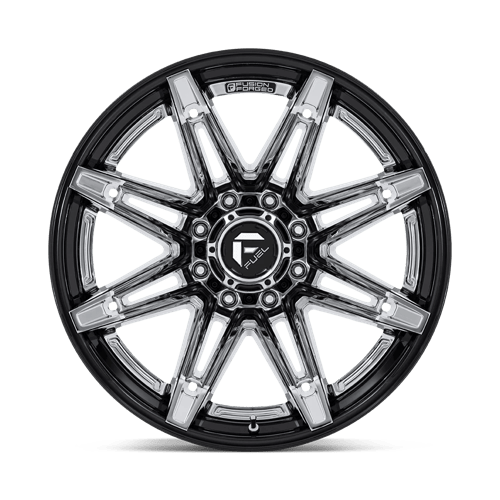 Fuel Off-Road Aluminum Wheels 24X12 Brawl FC401 Chrome W/ Gloss Black Lip