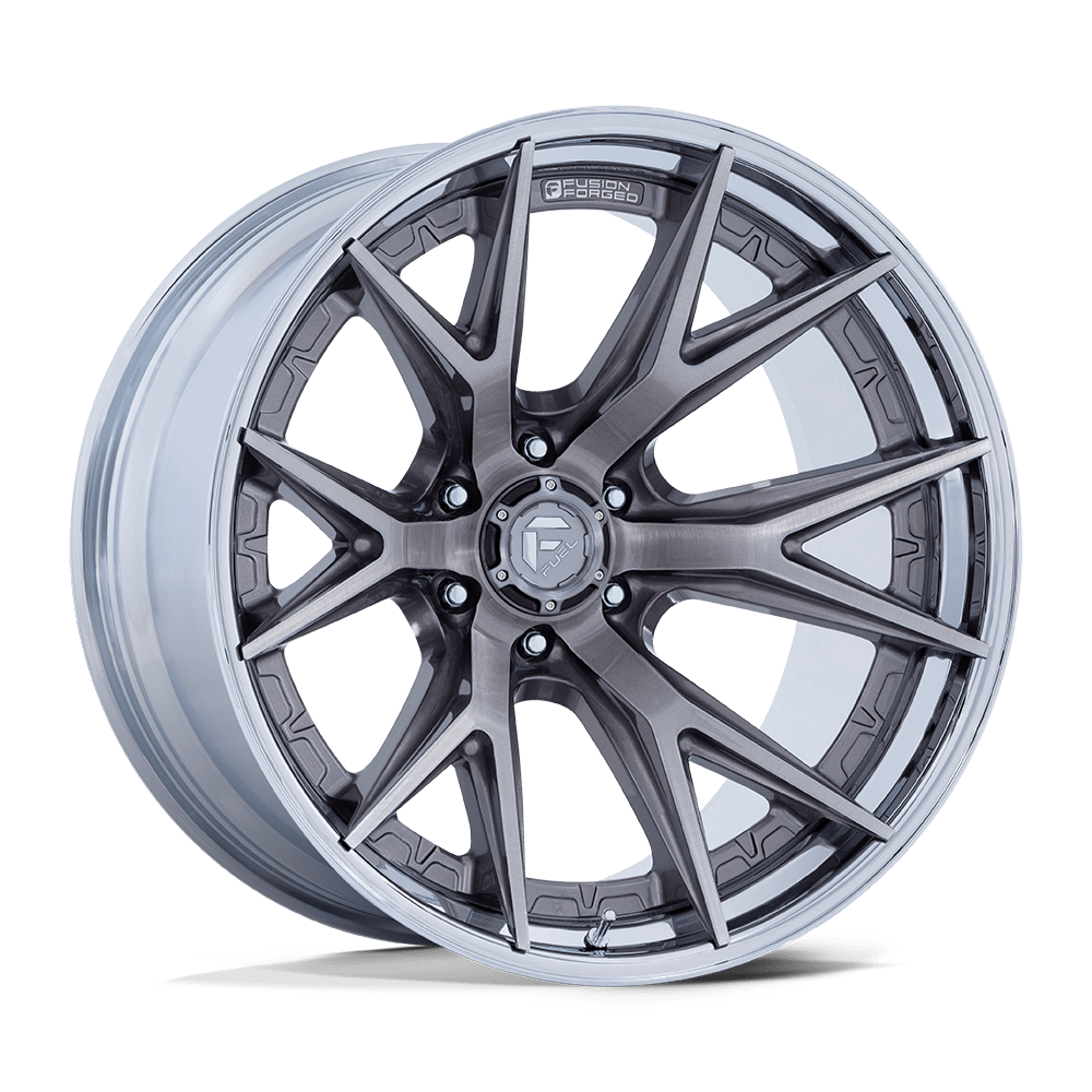 Fuel Off-Road D402 20X9 Platinum W/ Chrome Lip 6x139.7 +20mm