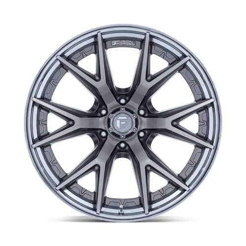 Fuel Off-Road Aluminum Wheels 24X12 Catalyst FC402 Platinum W/ Chrome Lip
