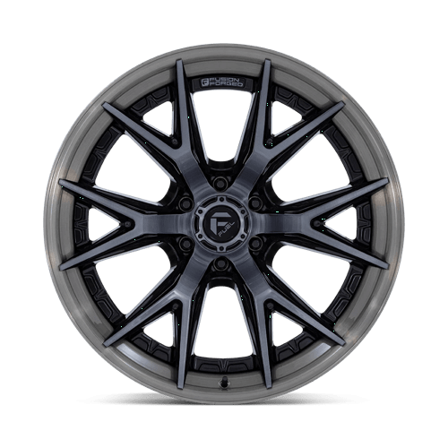Fuel Off-Road Aluminum Wheels 24X12 Catalyst FC402 Gloss Black W/ Brushed Gray Tint Face & Lip