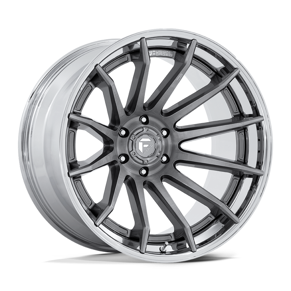 Fuel Off-Road Aluminum Wheels 22X12 Burn FC403 Platinum W/ Chrome Lip