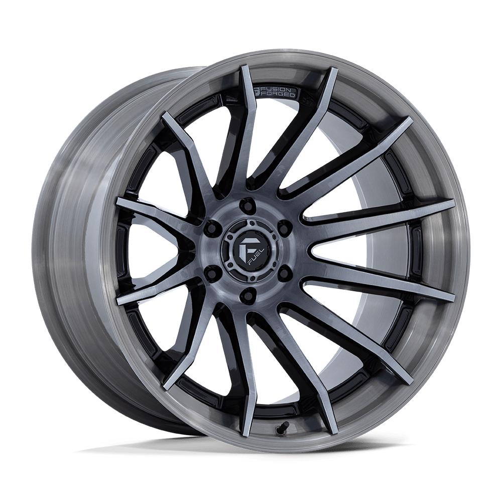 Fuel Off-Road D403 22X12 Gloss Black W/ Brushed Gray Tint Face & Lip 6x139.7 -44mm