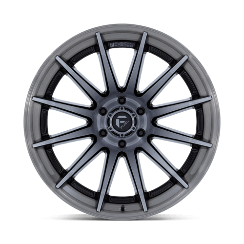 Fuel Off-Road Aluminum Wheels 24X12 Burn FC403 Gloss Black W/ Brushed Gray Tint Face & Lip