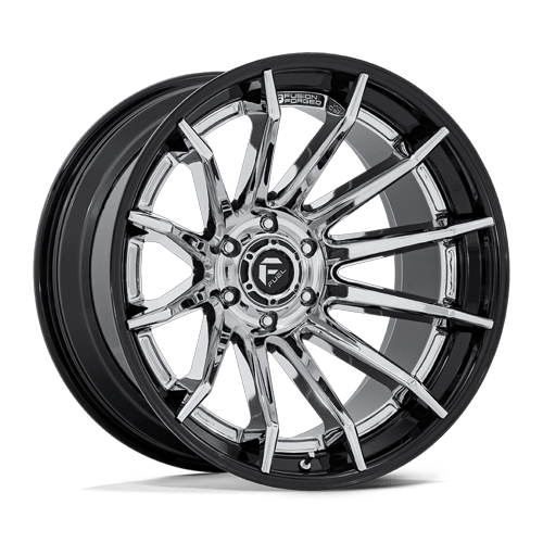 Fuel Off-Road Aluminum Wheels 22X12 Burn FC403 Chrome W/ Gloss Black Lip