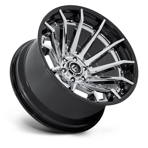 Fuel Off-Road Aluminum Wheels 20X9 Burn FC403 Chrome W/ Gloss Black Lip
