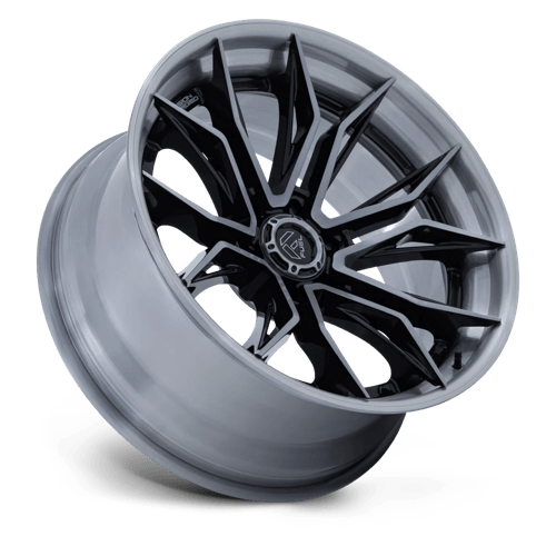 Fuel Off-Road Aluminum Wheels 22X10 Mutiny FC404 Gloss Black W/ Brushed Dark Tint