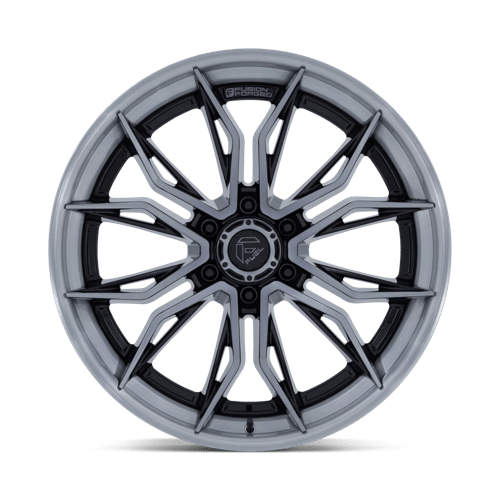 Fuel Off-Road Aluminum Wheels 22X9.5 Mutiny FC404 Gloss Black W/ Brushed Dark Tint