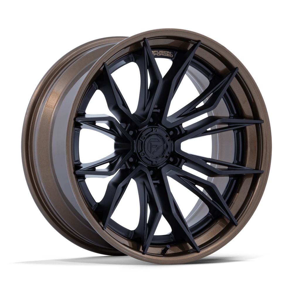 Fuel Off-Road D404 20X10 Matte Black W/ Gloss Bronze Lip 6x139.7 -18mm