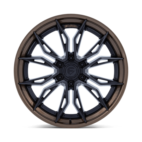 Fuel Off-Road Aluminum Wheels 20X10 Mutiny FC404 Matte Black W/ Gloss Bronze Lip