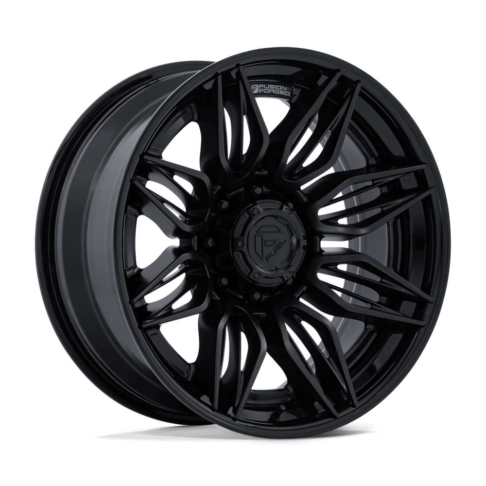 Fuel Off-Road Aluminum Wheels 20X10 Mutiny FC404 Matte Black W/ Gloss Black Lip