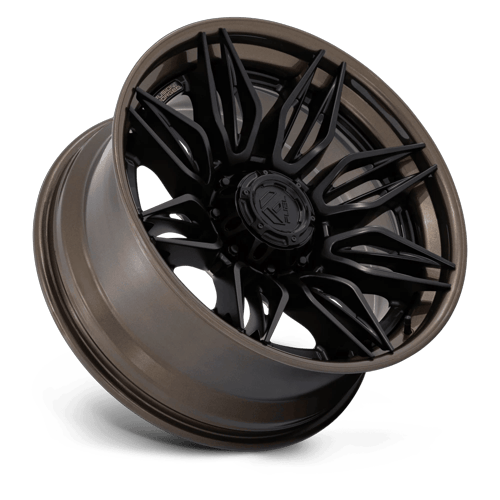 Fuel Off-Road Aluminum Wheels 20X9 Mutiny FC404 Matte Black W/ Gloss Bronze Lip