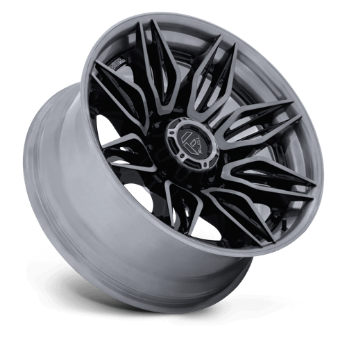 Fuel Off-Road Aluminum Wheels 20X10 Mutiny FC404 Gloss Black W/ Brushed Dark Tint