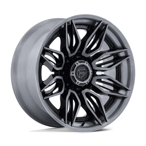 Fuel Off-Road Aluminum Wheels 20X9 Mutiny FC404 Gloss Black W/ Brushed Dark Tint