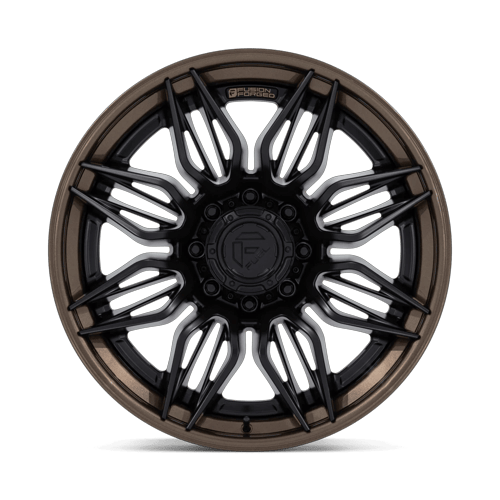 Fuel Off-Road Aluminum Wheels 22X10 Mutiny FC404 Matte Black W/ Gloss Bronze Lip