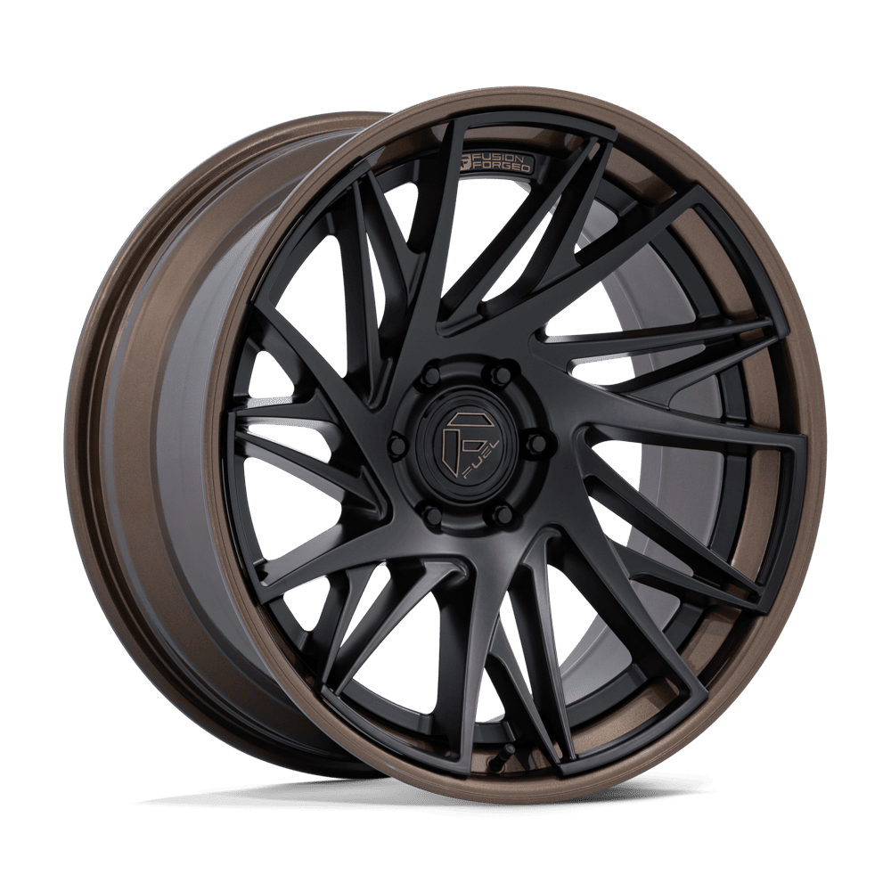 Fuel Off-Road D405 22X10 Matte Black W/ Gloss Bronze Lip 6x139.7 -18mm