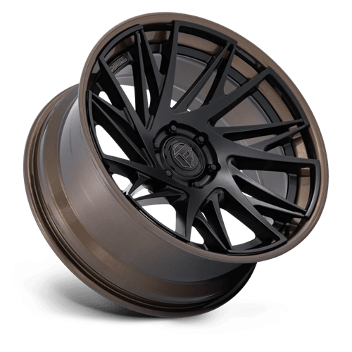 Fuel Off-Road Aluminum Wheels 20X10 Dynamo FC405 Matte Black W/ Gloss Bronze Lip