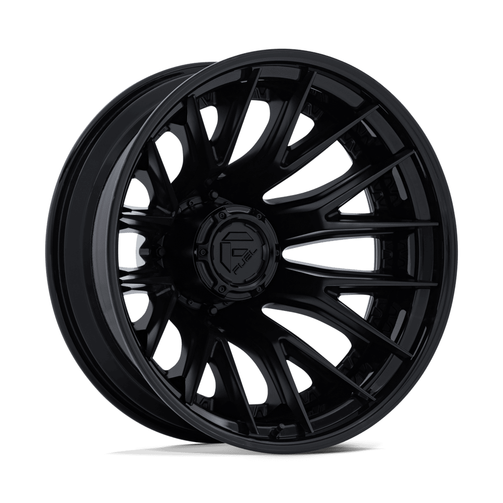 Fuel Off-Road Aluminum Wheels 24X8.25 Catalyst Dually D406 Matte Black W/ Gloss Black Lip