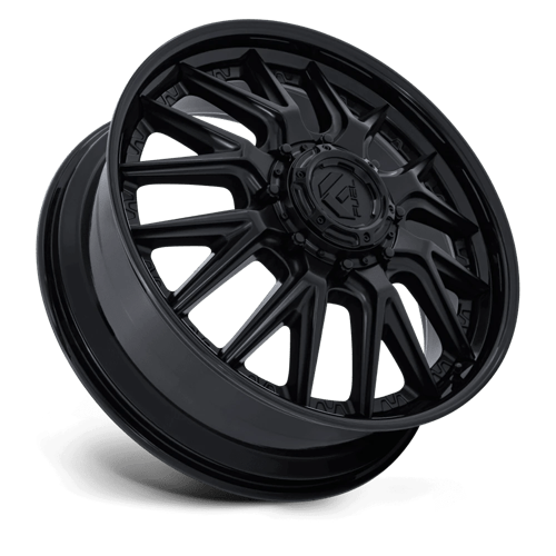 Fuel Off-Road Aluminum Wheels 22X8.25 Catalyst Dually D406 Matte Black W/ Gloss Black Lip