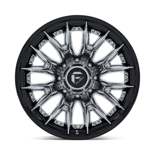 Fuel Off-Road Aluminum Wheels 24X8.25 Catalyst Dually D407 Chrome W/ Gloss Black Lip