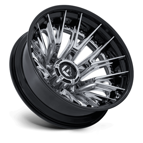 Fuel Off-Road D407 24X8.25 Chrome W/ Gloss Black Lip 8x210 -221mm