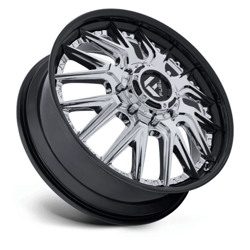 Fuel Off-Road D407 24X8.25 Chrome W/ Gloss Black Lip 8x210 +105mm