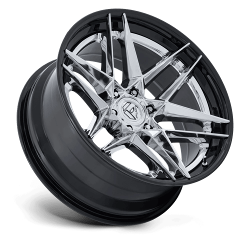 Fuel Off-Road Aluminum Wheels 20X9 Flight FC408 Chrome W/ Gloss Black Lip