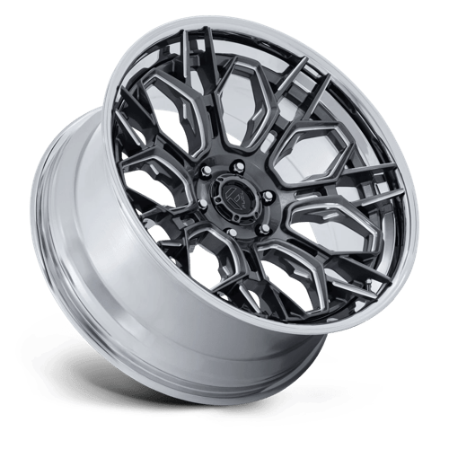 Fuel Off-Road Aluminum Wheels 20X10 Hive FC409 Gloss Gunmetal W/ Chrome Lip