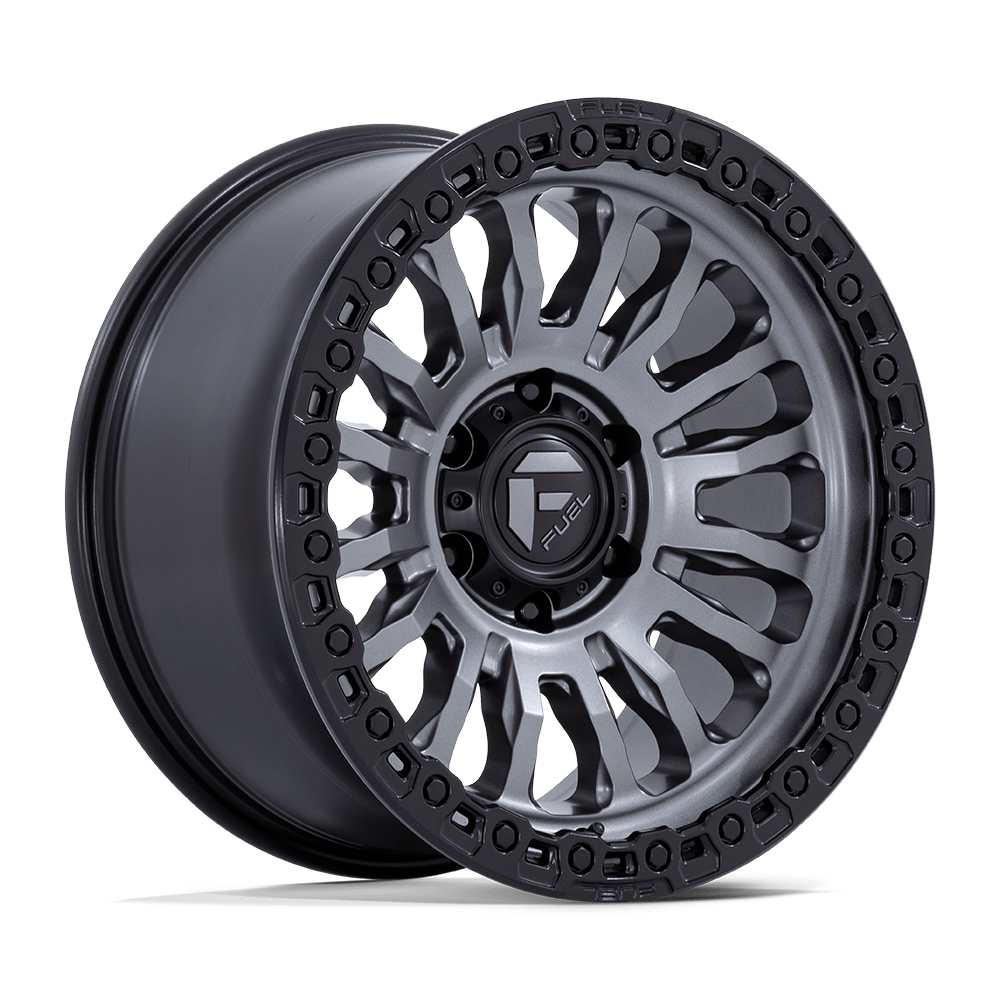 Fuel Off-Road Aluminum Wheels 17X8.5 Rincon FC857 Matte Gunmetal W/ Matte Black Lip