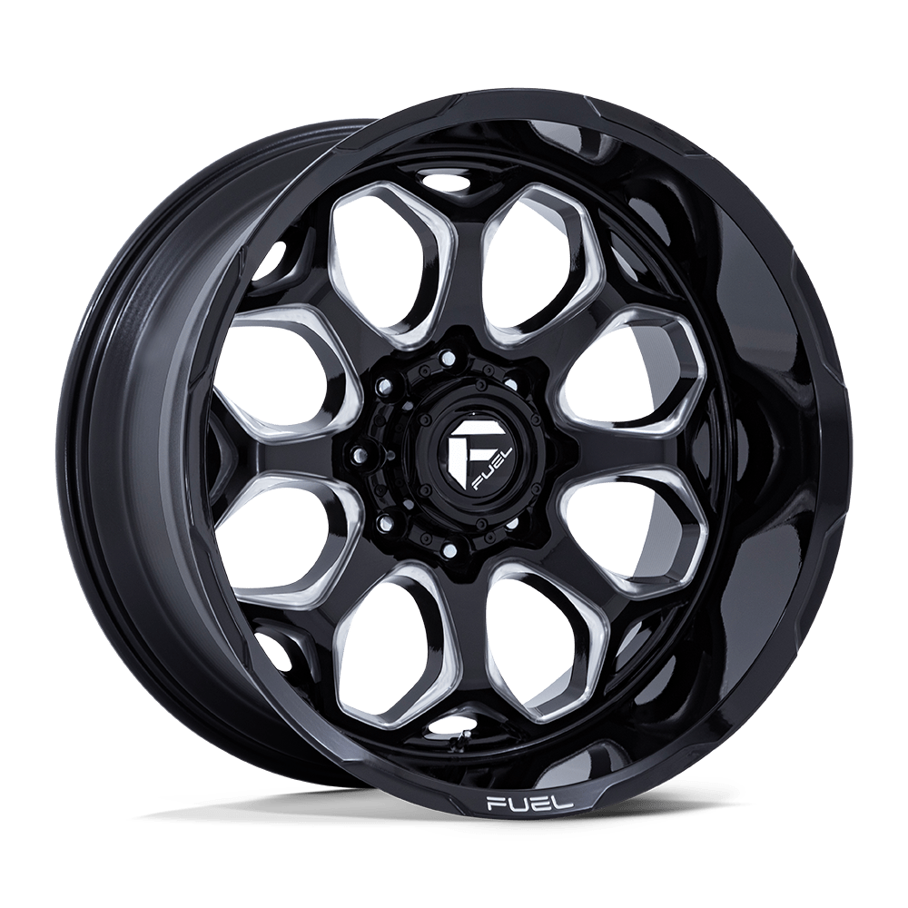 Fuel Off-Road D862 20X10 Gloss Black Milled 6x139.7 -18mm