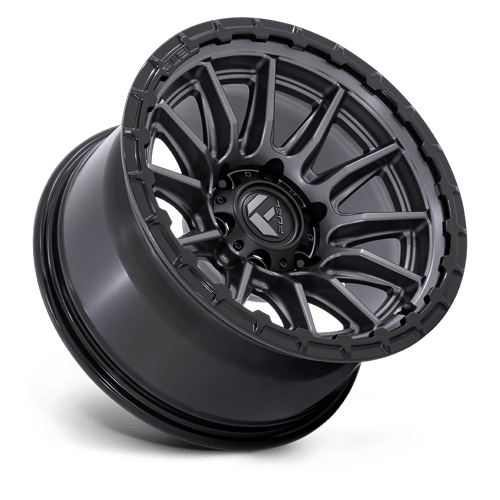 Fuel Off-Road D866 20X10 Matte Gunmetal W/ Gloss Black Lip 6x135 -18mm