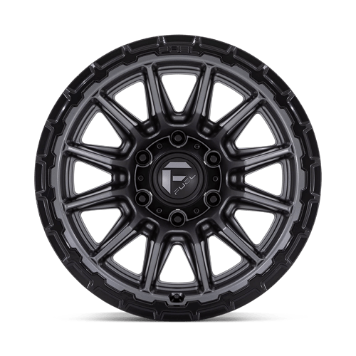 Fuel Off-Road Aluminum Wheels 17X9 Piston FC866 Matte Gunmetal W/ Gloss Black Lip