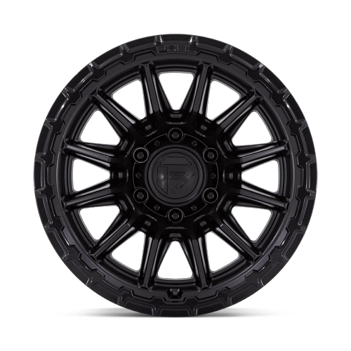 Fuel Off-Road D866 20X9 Blackout W/ Gloss Black Lip 5x127 +1mm