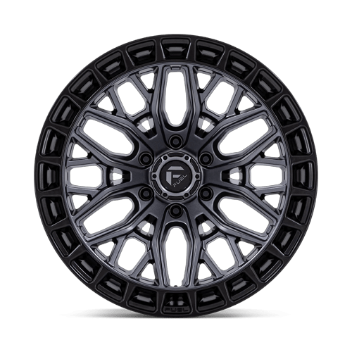 Fuel Off-Road D869 20X9 Matte Gunmetal W/ Matte Black Lip 6x135 +1mm