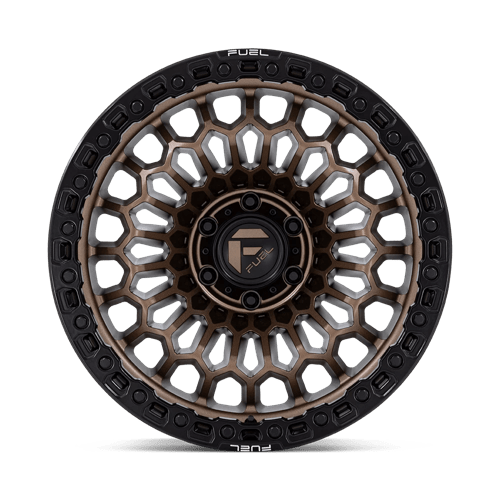 Fuel Off-Road Aluminum Wheels 20X10 Sinister FC870 Matte Bronze W/ Matte Black Lip