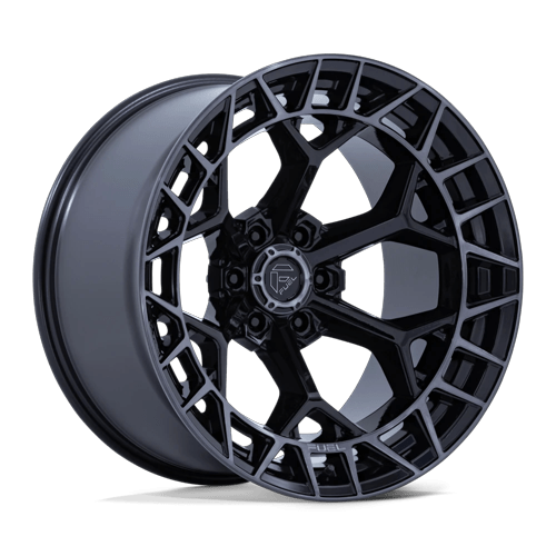 Fuel Off-Road Aluminum Wheels 17X9 Charger FC873 Gloss Black W/ Brushed Dark Tint
