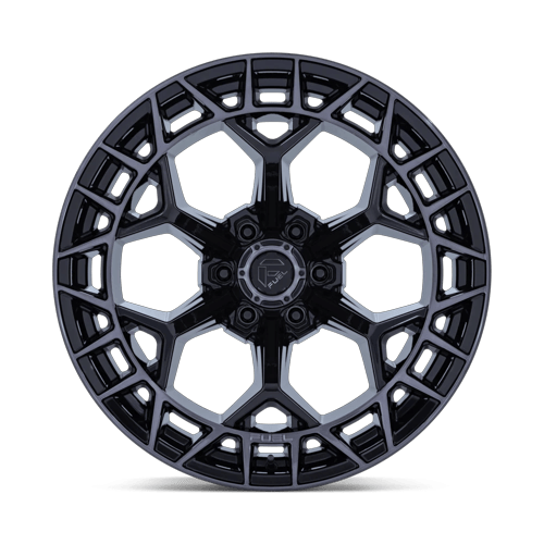Fuel Off-Road Aluminum Wheels 17X9 Charger FC873 Gloss Black W/ Brushed Dark Tint