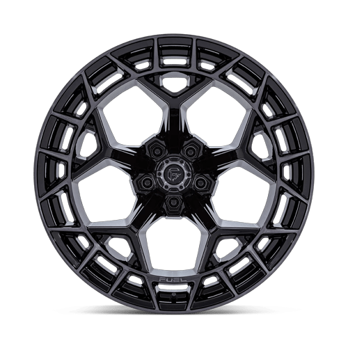 Fuel Off-Road D873 20X10 Gloss Black W/ Brushed Dark Tint 5x127 -18mm