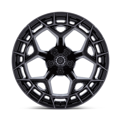 Fuel Off-Road Aluminum Wheels 20X9 Charger FC873 Gloss Black W/ Brushed Dark Tint