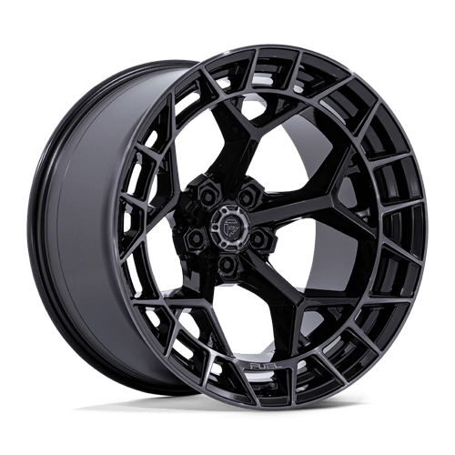 Fuel Off-Road Aluminum Wheels 22X12 Charger FC873 Gloss Black W/ Brushed Dark Tint