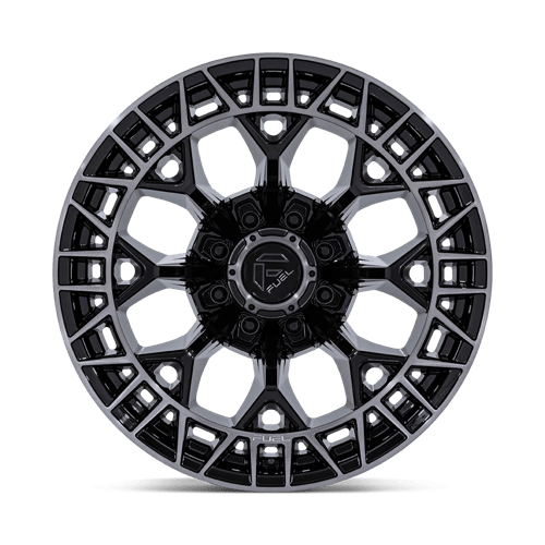 Fuel Off-Road D873 20X9 Gloss Black W/ Brushed Dark Tint 8x180 +1mm