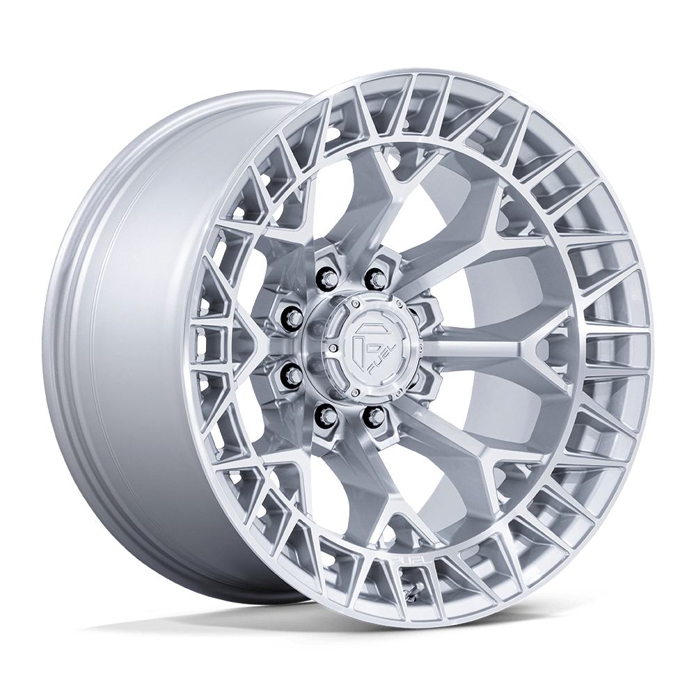 Fuel Off-Road Aluminum Wheels 20X10 Charger FC873 Gloss Silver W/ Machined Face