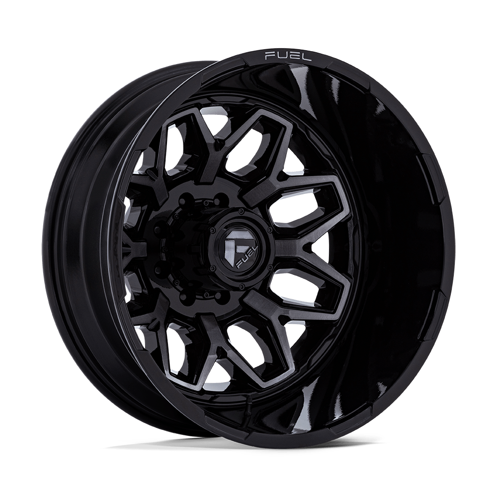 Fuel Off-Road D875 22X8.25 Gloss Black Brushed Face W/ Gray Tint 8x165.1 -227mm