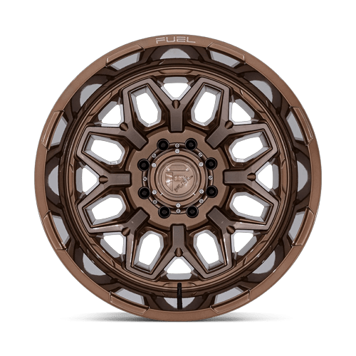 Fuel Off-Road Aluminum Wheels 20X8.25 Flux Dually D876 Platinum Bronze