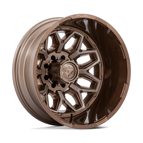 Fuel Off-Road Aluminum Wheels 20X8.25 Flux Dually D876 Platinum Bronze