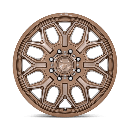 Fuel Off-Road Aluminum Wheels 22X8.25 Flux Dually D876 Platinum Bronze
