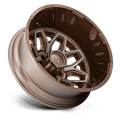 Fuel Off-Road Aluminum Wheels 22X8.25 Flux Dually D876 Platinum Bronze