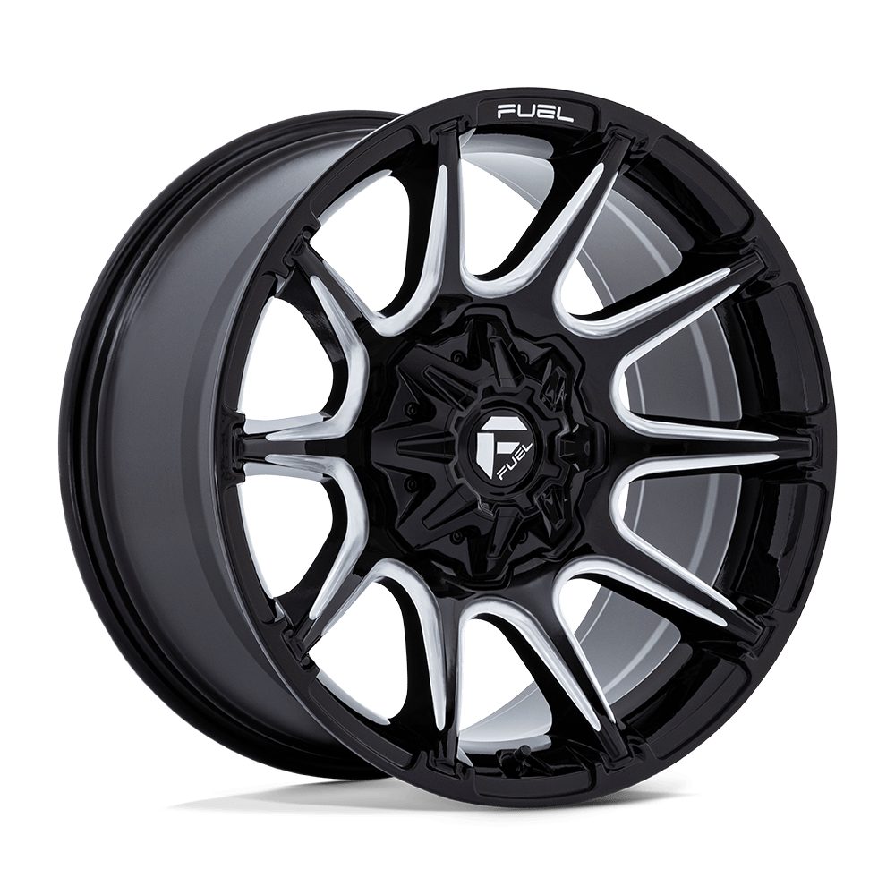 Fuel Off-Road D880 20X10 Gloss Black Milled 6x135/5.5 -18mm