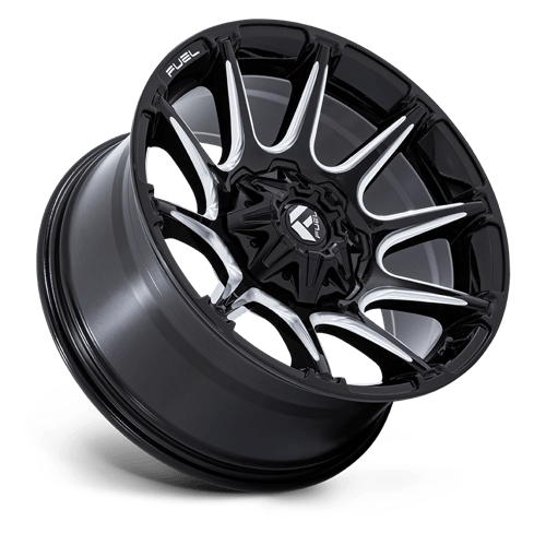 Fuel Off-Road D880 22X12 Gloss Black Milled 5x127/5.5 -44mm