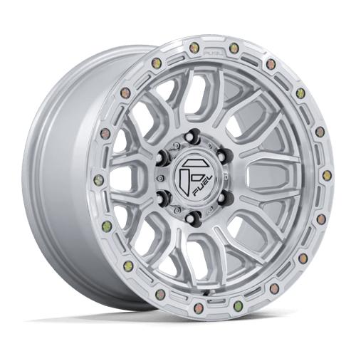 Fuel Off-Road Aluminum Wheels 18X9 Surge FC881 Gloss Silver W/ Machined Face